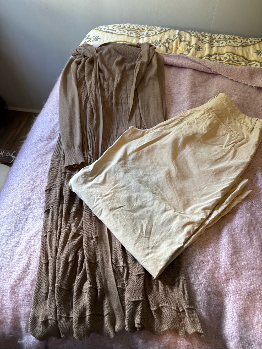 Bundle with khakis and sweater